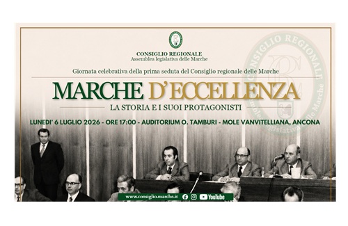 immagine articolo:MARCHE D'ECCELLENZA, APPUNTAMENTO LUNEDI' 6 LUGLIO AD ANCONA